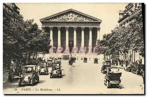 Ansichtskarte AK Paris La Madeleine Automobile