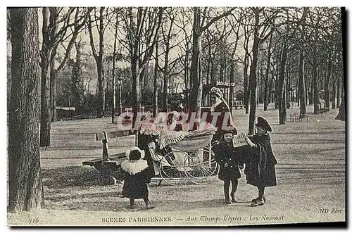 REPRO Scenes Pabisiennes Aux Champs Elyses Enfants