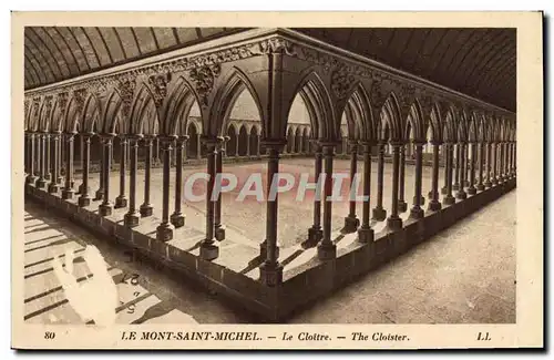 Cartes postales Le Mont Saint Michel Le Cloitre