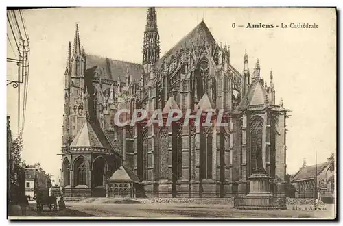 Cartes postales Amiens La Cathedrale