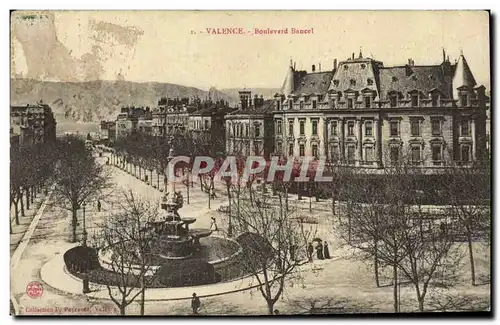 Cartes postales Valence Boulevard Bancel
