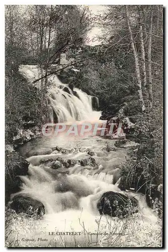 Ansichtskarte AK Le Chatelet Cascade de Voucoux