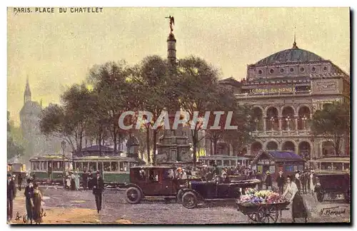 Cartes postales Paris Place Du Chatelet