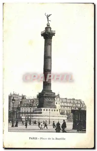 Cartes postales Paris La Place de la Bastille