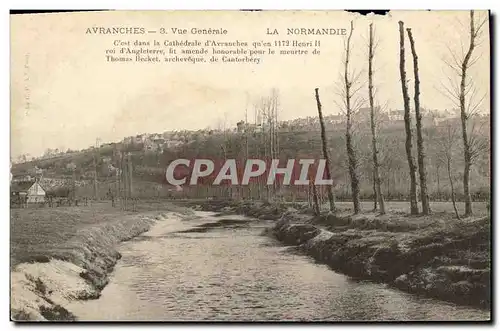 Cartes postales Avranches Vue Generale La Normandie