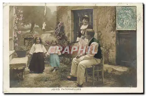 Cartes postales Joies Paternelles Enfants