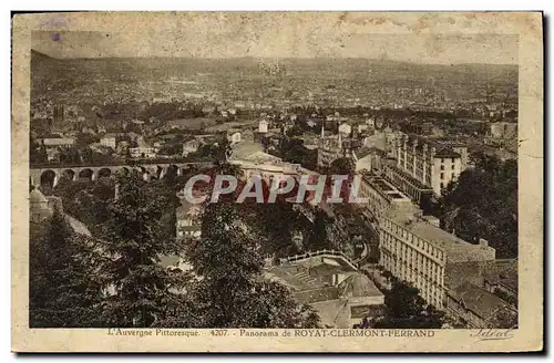Cartes postales Clermont Ferrand Royat Panorama
