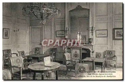 Ansichtskarte AK Fontainebleau Les petites appartements Salle de jeu et de musique de Josephine