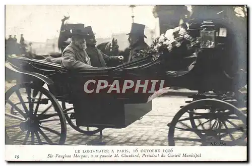 Cartes postales Visite Des Souverains Anglais A Paris Sir Vaughan Morgan Chautard