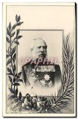 Cartes postales Albert Roi de Saxe