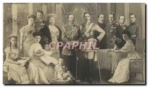 Ansichtskarte AK FAmille royale Allemagne