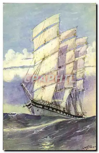 Cartes postales moderne Bateau Voilier bordes