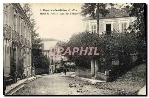 Cartes postales Capvern les Bains Hotel du parc et villa des Tilleuls