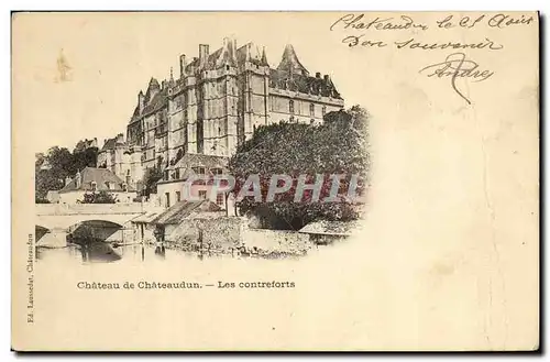 Cartes postales Chateaudun Les Chateau Les contreforts