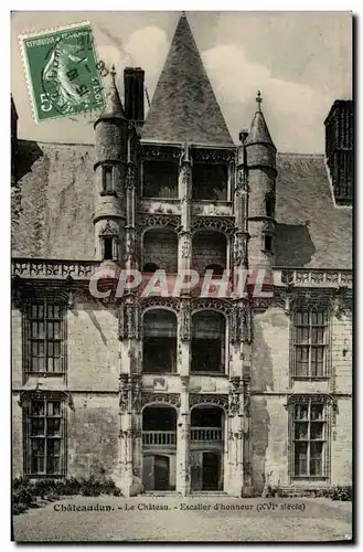 Cartes postales Chateaudun Le chateau Escalier d honneur