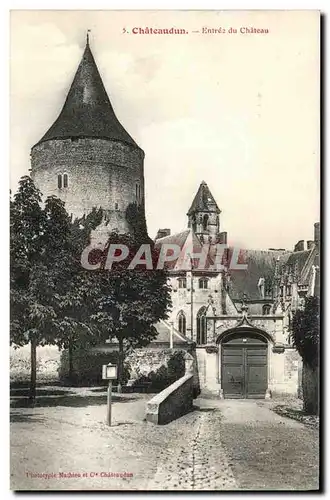 Cartes postales Chateaudun Entree du chateau