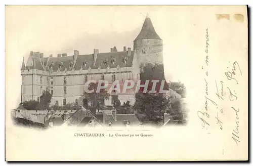 Cartes postales Chateaudun Le chateau vu du donjon