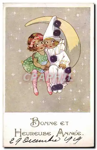 Cartes postales Fantaisie Enfant Pierrot