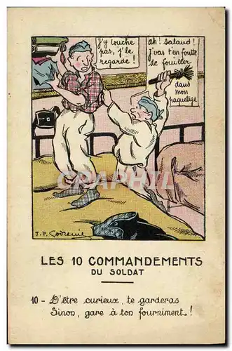 Cartes postales Les 10 commandants du soldat Militaria