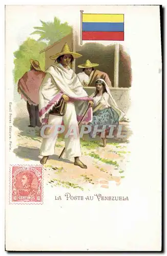 Cartes postales La poste au Venezuela