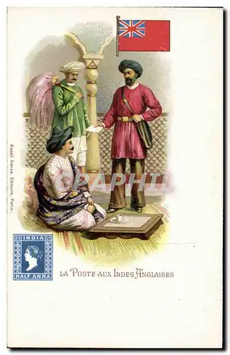 Cartes postales La poste aux Indes Anglaises