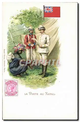Cartes postales La poste au Natal Afrique du Sud