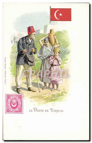 Cartes postales La poste en Turquie