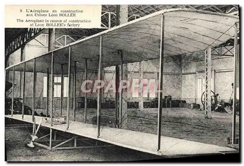 Ansichtskarte AK Aviation Wilbur Wright L aeroplane en construction