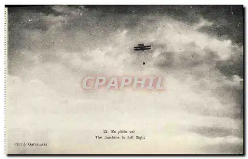 Ansichtskarte AK Aviation Wilbur Wright En plein vol Avion