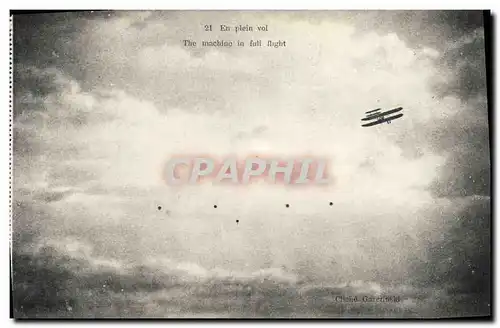 Ansichtskarte AK Aviation Wilbur Wright En plein vol Avion