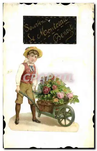 Cartes postales Fantaisie Enfant Jardinier