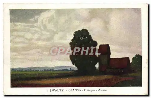 Cartes postales Fantaisie Waltz Hansi Alsace