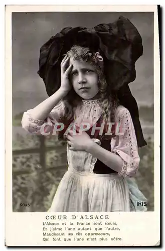 Cartes postales Fantaisie Enfant Alsace