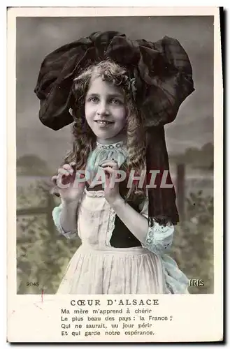 Cartes postales Fantaisie Enfant Alsace