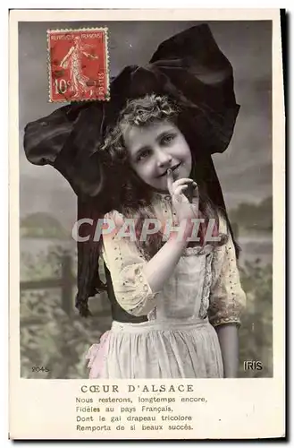 Cartes postales Fantaisie Enfant Alsace