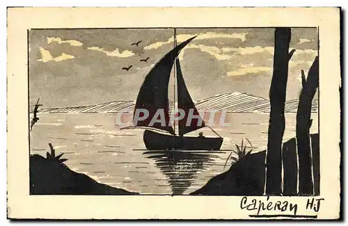 Cartes postales Fantaisie Bateau Caperan