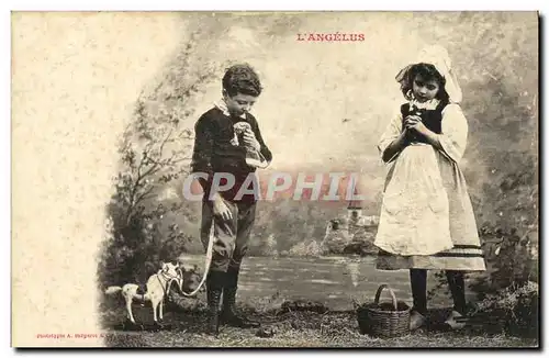 Cartes postales Fantaisie Enfants L Agelus