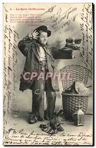 Cartes postales Fantaisie Enfant Le petit Chiffonnier