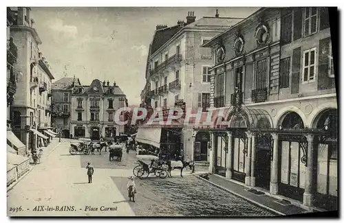 Cartes postales Aix les Bains Place Carnot