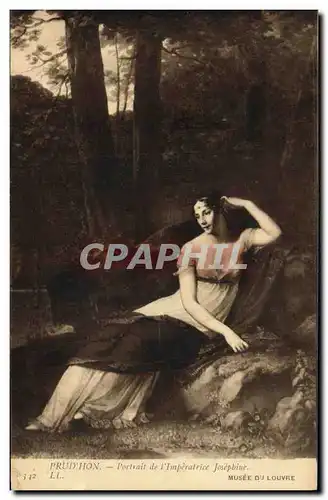 Cartes postales Prud hon Portrait de l imperatrice Josephine Musee du Louvre