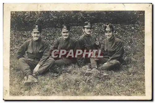 CARTE PHOTO Soldats Militaria numero 7 sur le kepi