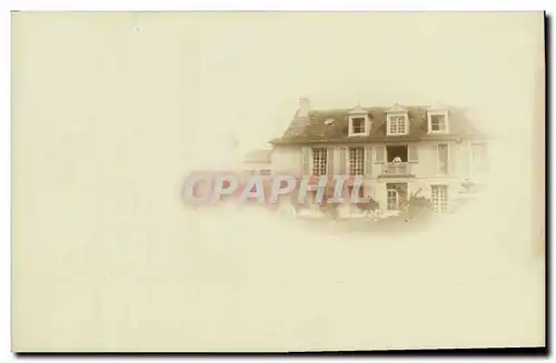 CARTE PHOTO Maison bourgeoise