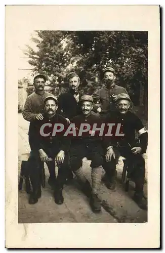 CARTE PHOTO Soldats Militaria CRoix Rouge