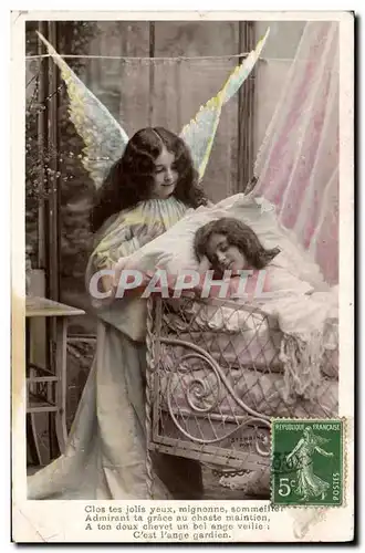 Cartes postales Fantaisie Enfants Anges