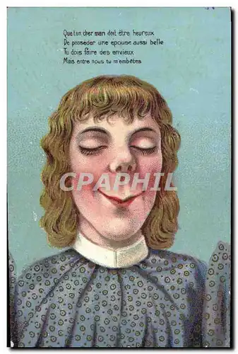 Cartes postales Fantaisie Humour Jeune homme a marier