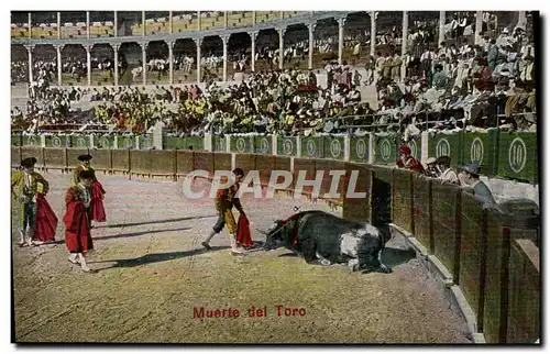 Cartes postales Sport Espagne Corrida Toro Taureau Muerte del Toro