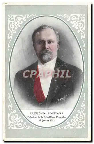 Ansichtskarte AK Raymond Poincare President de la Republique