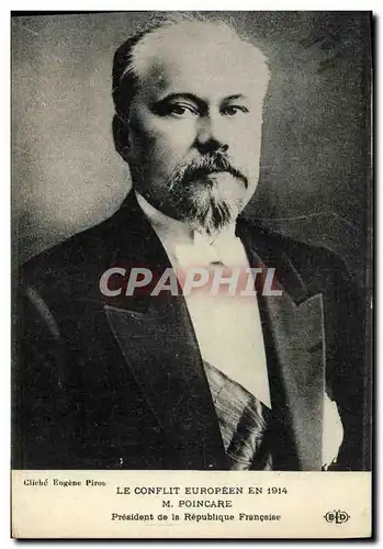 Ansichtskarte AK Poincare President de la Republique