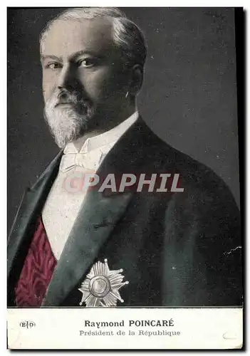 Cartes postales Poincare President de la Republique