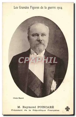 Cartes postales Poincare President de la Republique